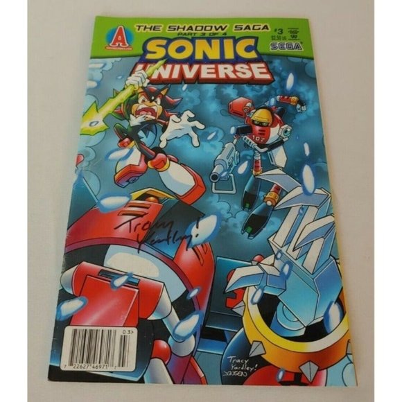 Sonic Universe Comic Book Issie #3 June 2009 The Shadow Saga 3 of 4 Signed Issue - Picture 2 of 10